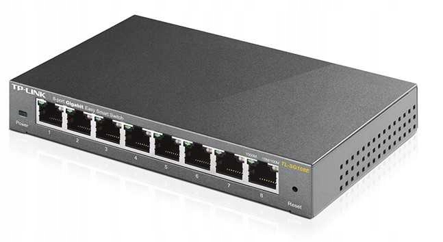 Prepínač TP-Link TL-SG108E